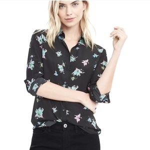 Banana Republic Dillon Button Down-Floral-Size S